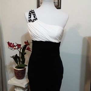 City Triangles Black & White Dress